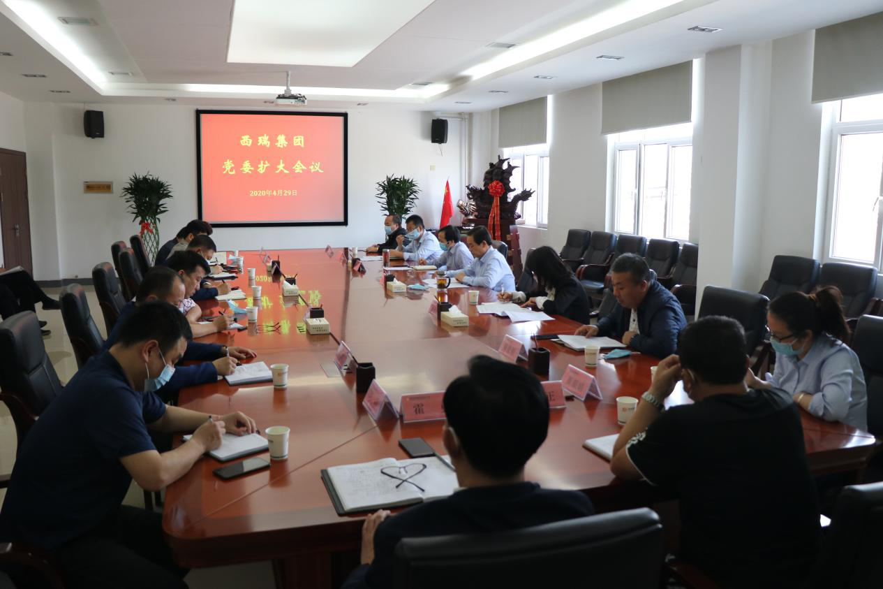 西瑞集團(tuán)召開黨委（擴(kuò)大）會議學(xué)習(xí)貫徹落實(shí)習(xí)近平總書記來陜講話指示精神